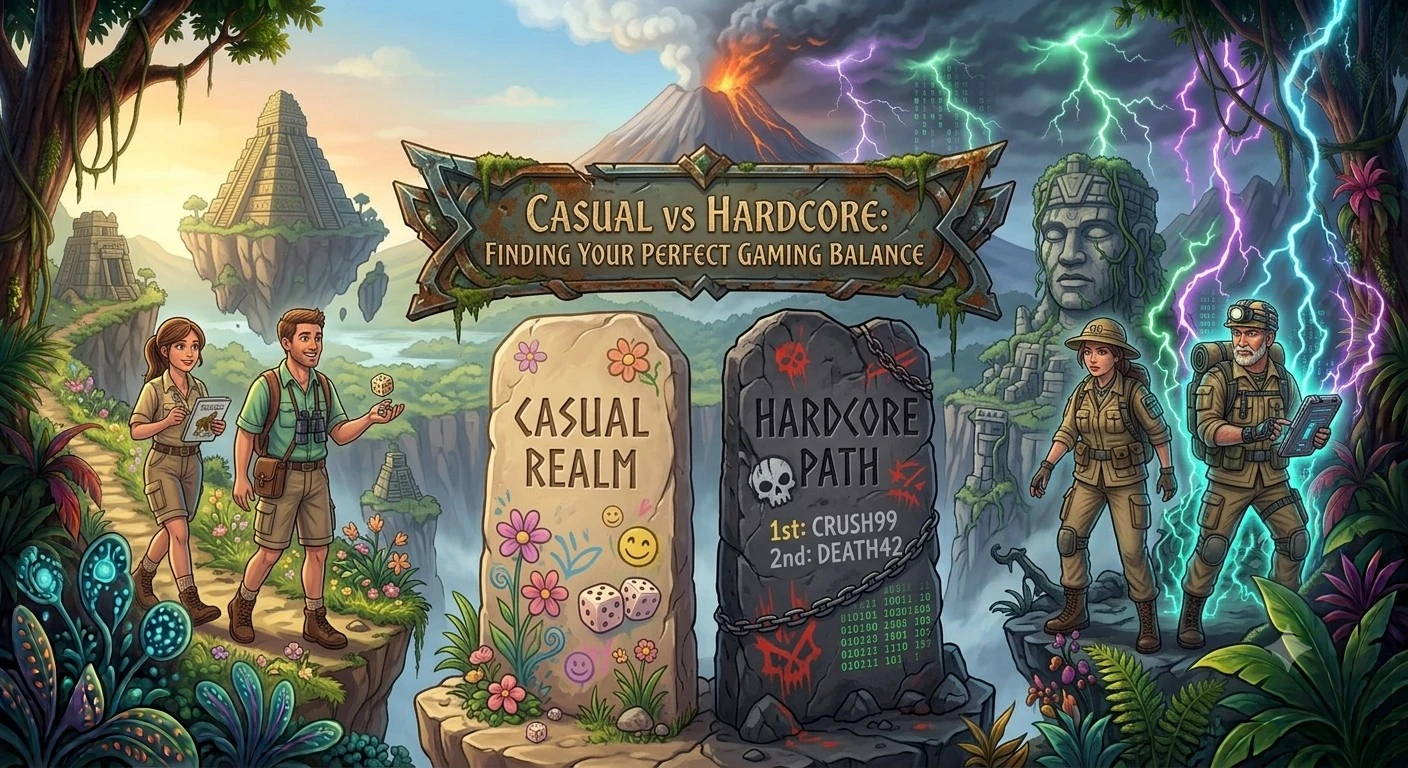 Casual vs Hardcore: Finding Your Perfect Gaming Balance