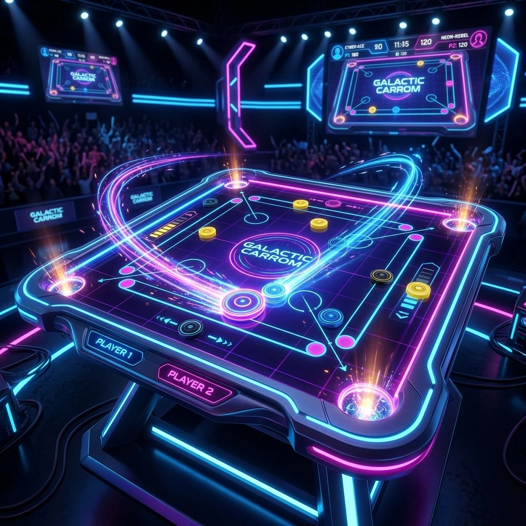 The Digital Carrom Boom: Physics and Strategy